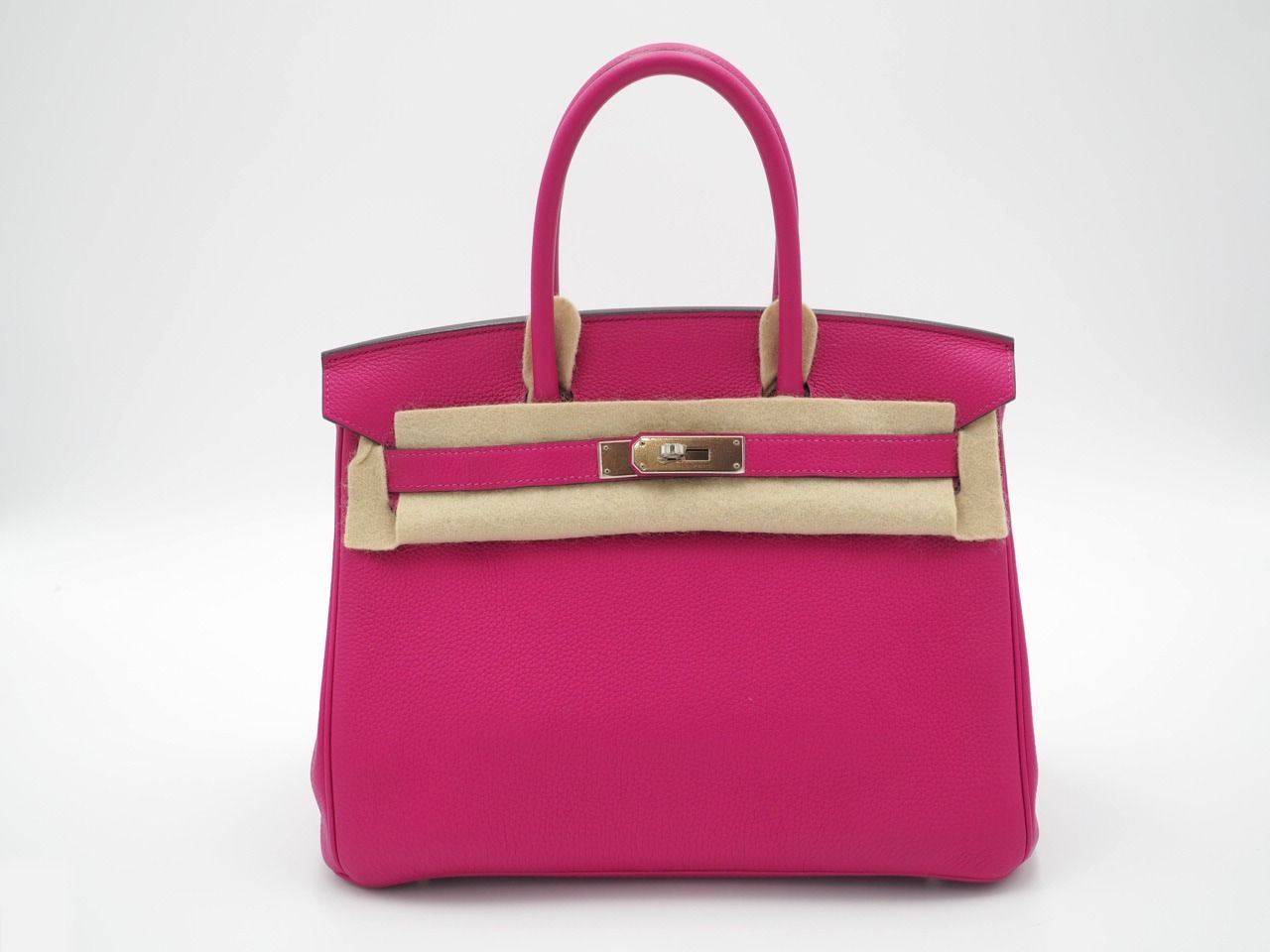 Birkin 30 Togo Rose Pourpre A Stamp Palladium Hardware