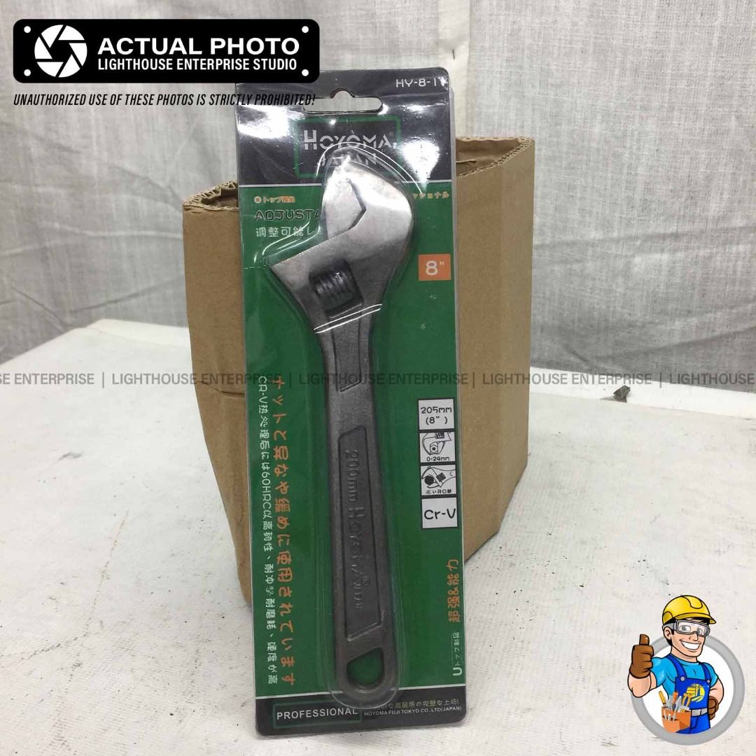 HOYOMA Japan Adjustable Wrench / Catala (8