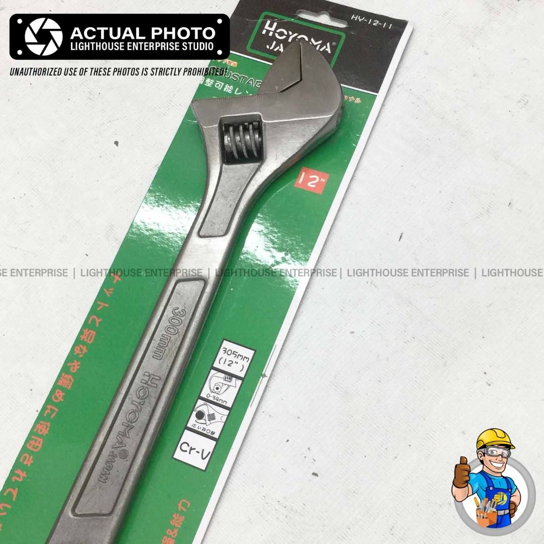 HOYOMA Japan Adjustable Wrench / Catala (12