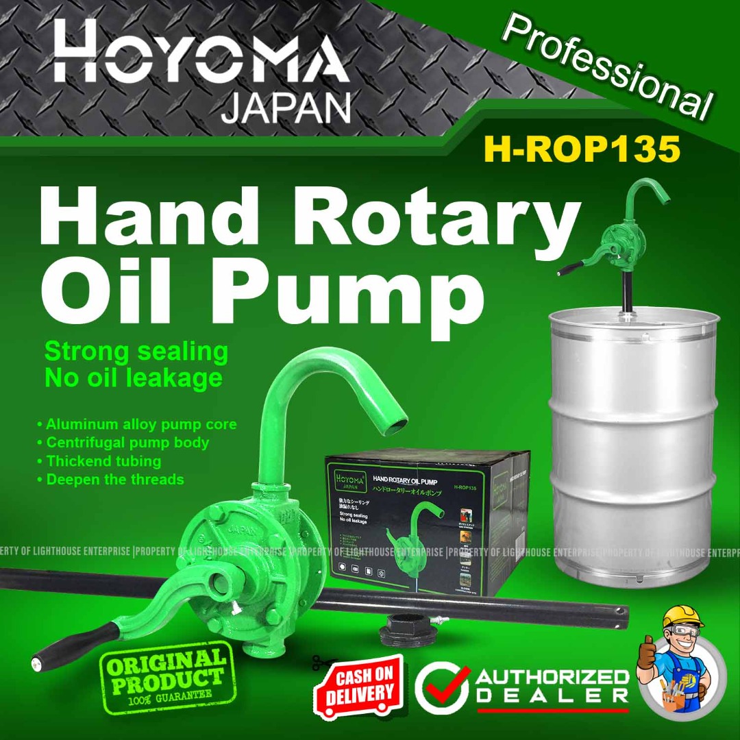 HOYOMA Japan Hand Rotary Oil Pump (HROP135) LIGHTHOUSE ENTERPRISE