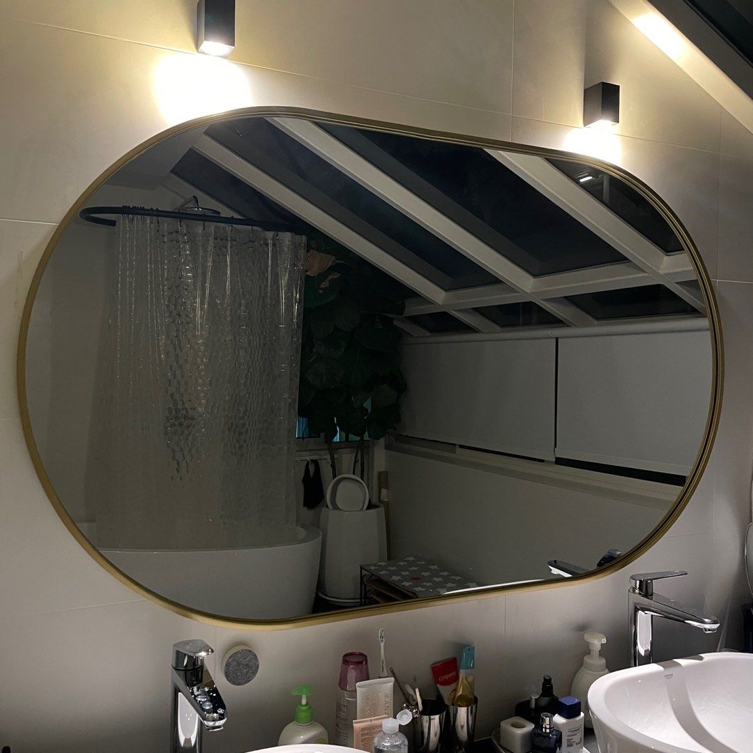 Huge Wall Mirror, Furniture & Home Living, Home Decor, Mirrors on Carousell
