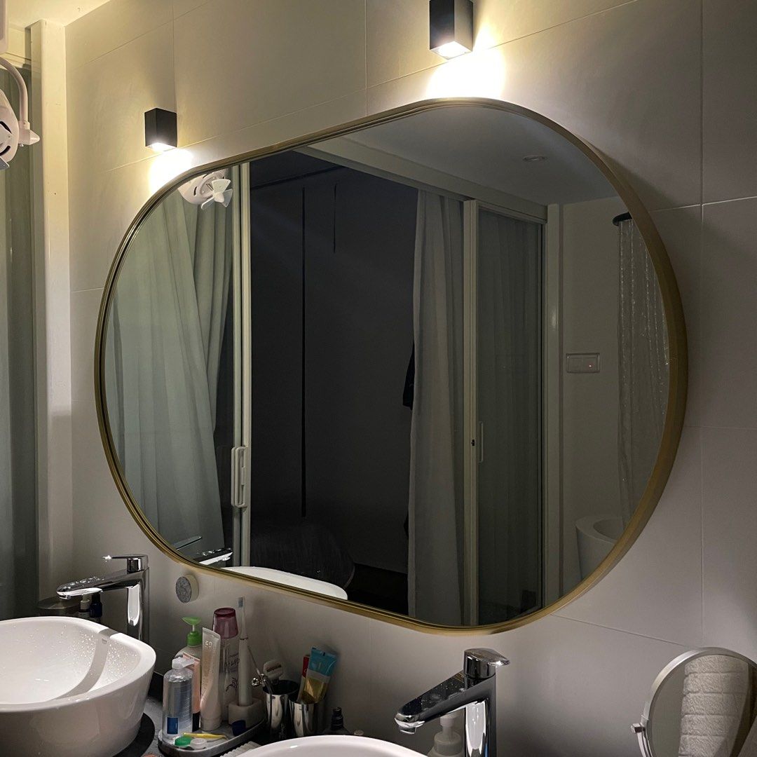 Huge Wall Mirror, Furniture & Home Living, Home Decor, Mirrors on Carousell