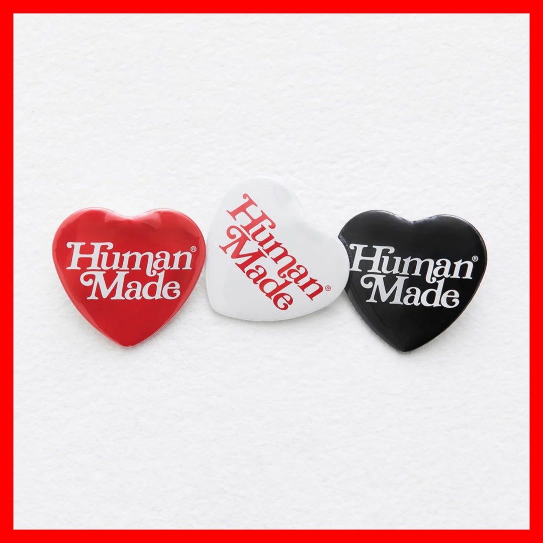 Human Made x Girls Don’t Cry GDC Heart Badge 2019, Hobbies & Toys