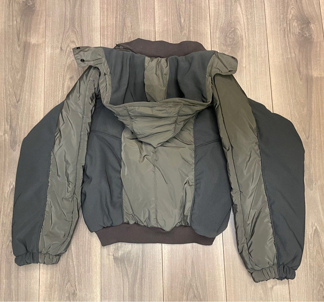 Hyein seo hooded bomber top