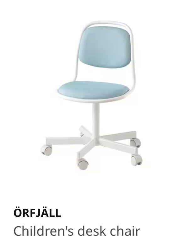 IKEA kids swivel desk chair, Furniture & Home Living, Furniture, Chairs ...