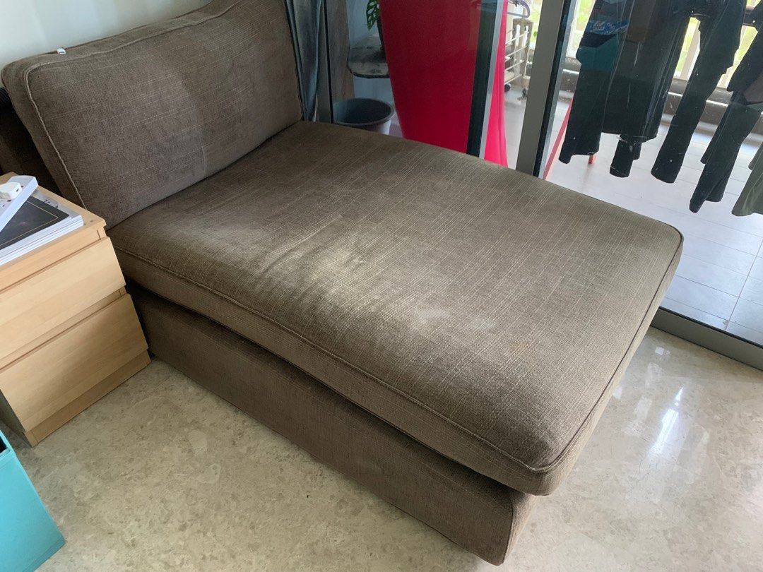 Ikea KIVIK Chaise Lounge Chair, Furniture & Home Living, Furniture