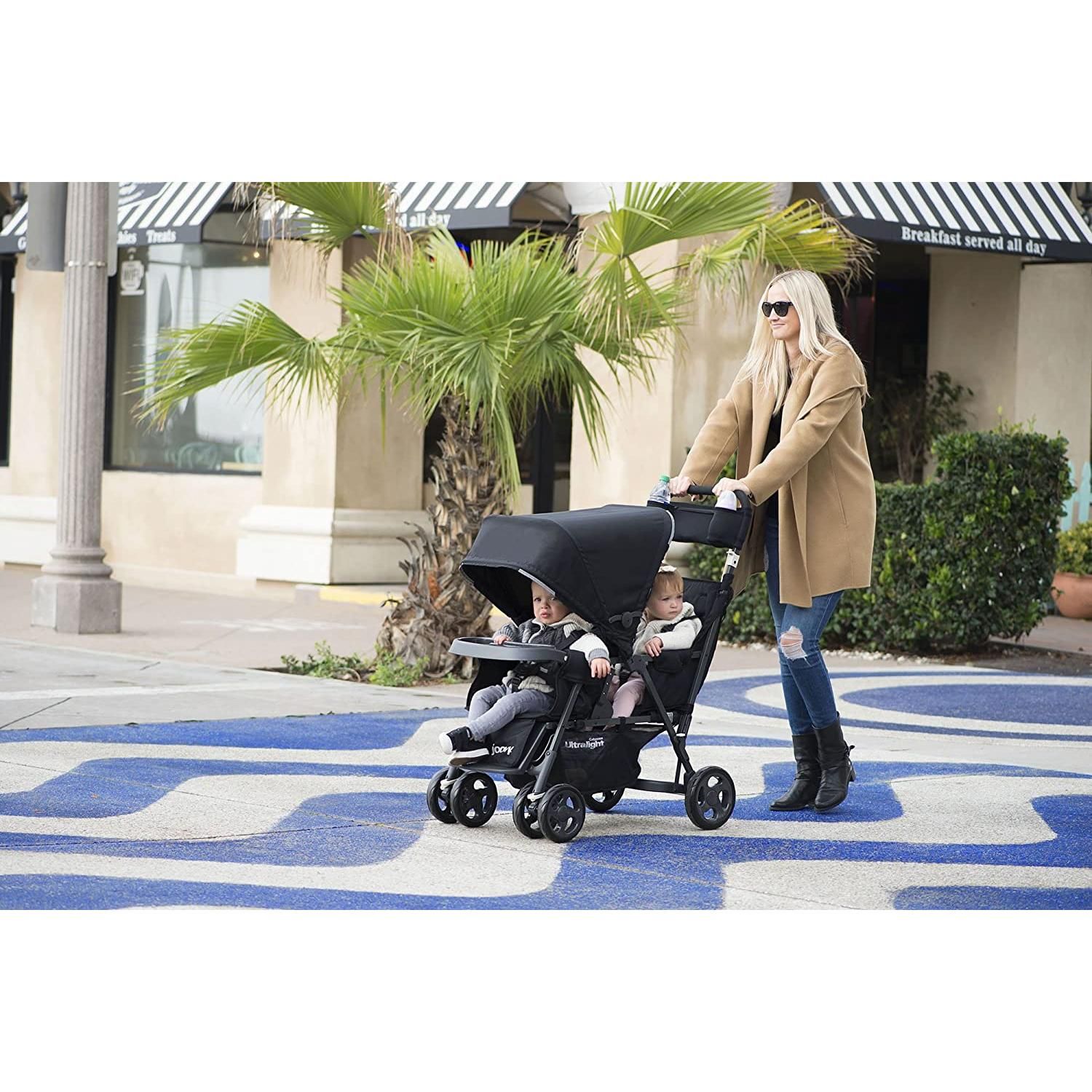 Joovy caboose deals rear seat black