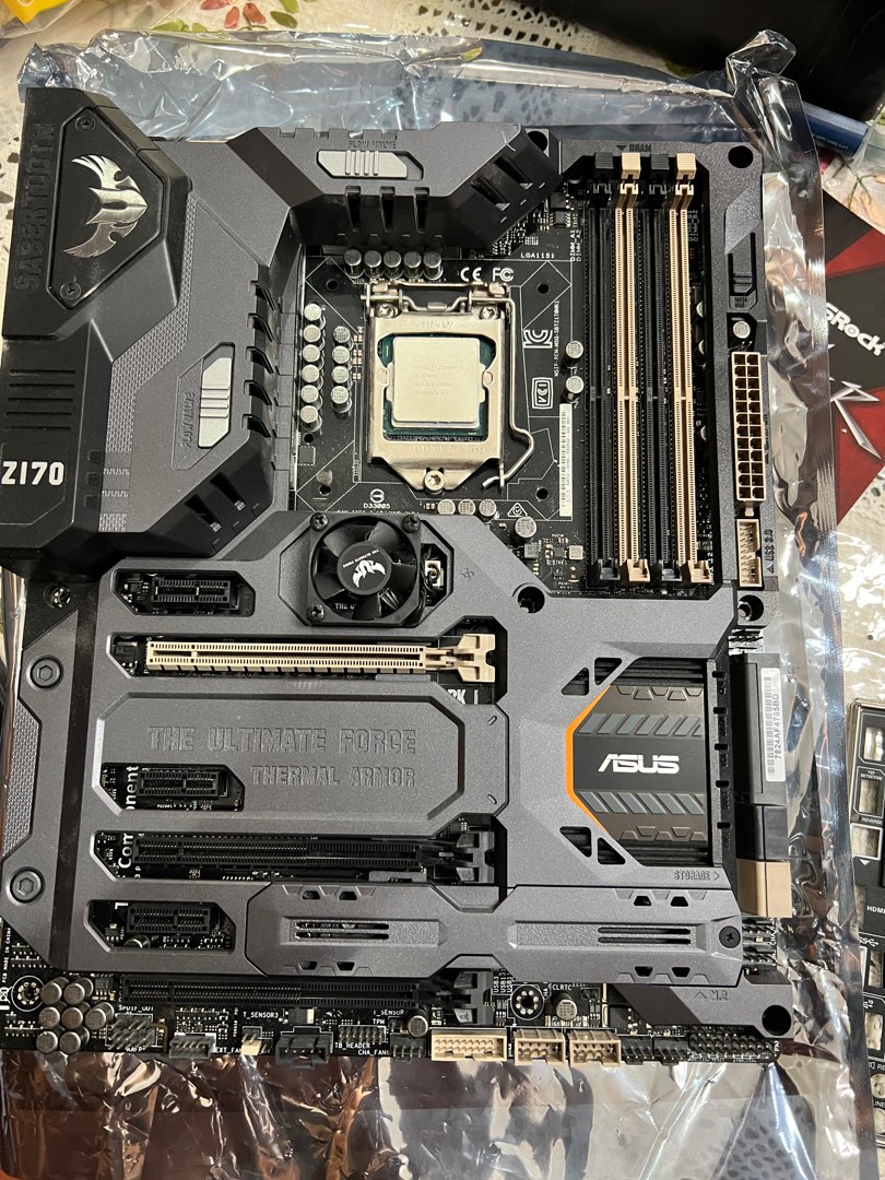 Intel 6700k + Asus Z170 Sabertooth Mobo + Cryorig m9i cpu cooler COMBO