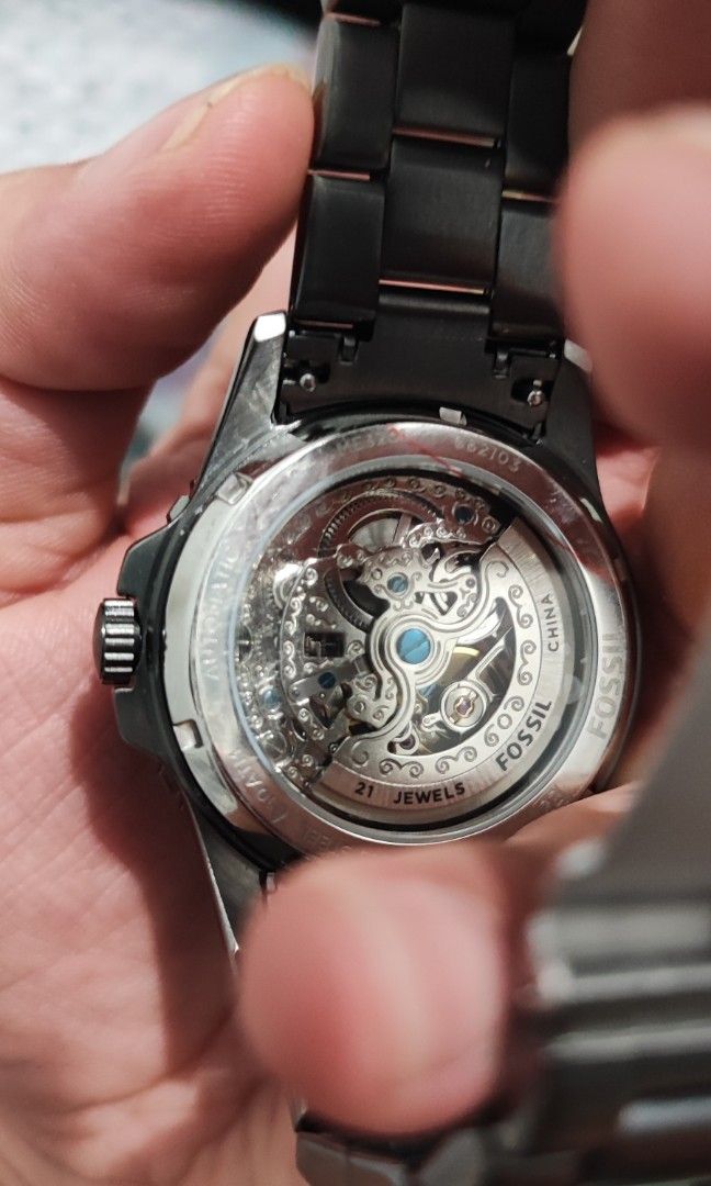 Jam Tangan Fossil Automatic 100 Original BNIB !!!, Fesyen Pria, Jam