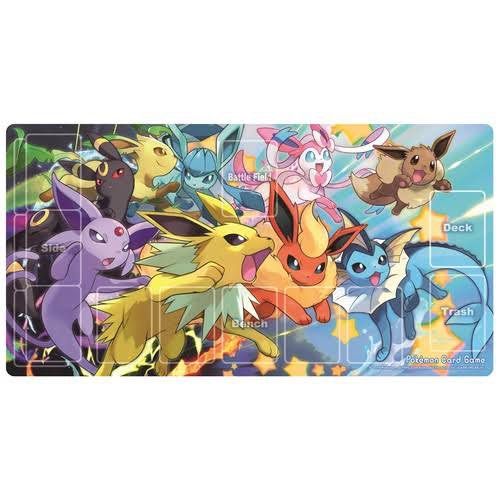 Japan Pokemon Center Exclusive Eevee Evolutions/eeveelutions Playmat, Hobbies & Toys, Toys