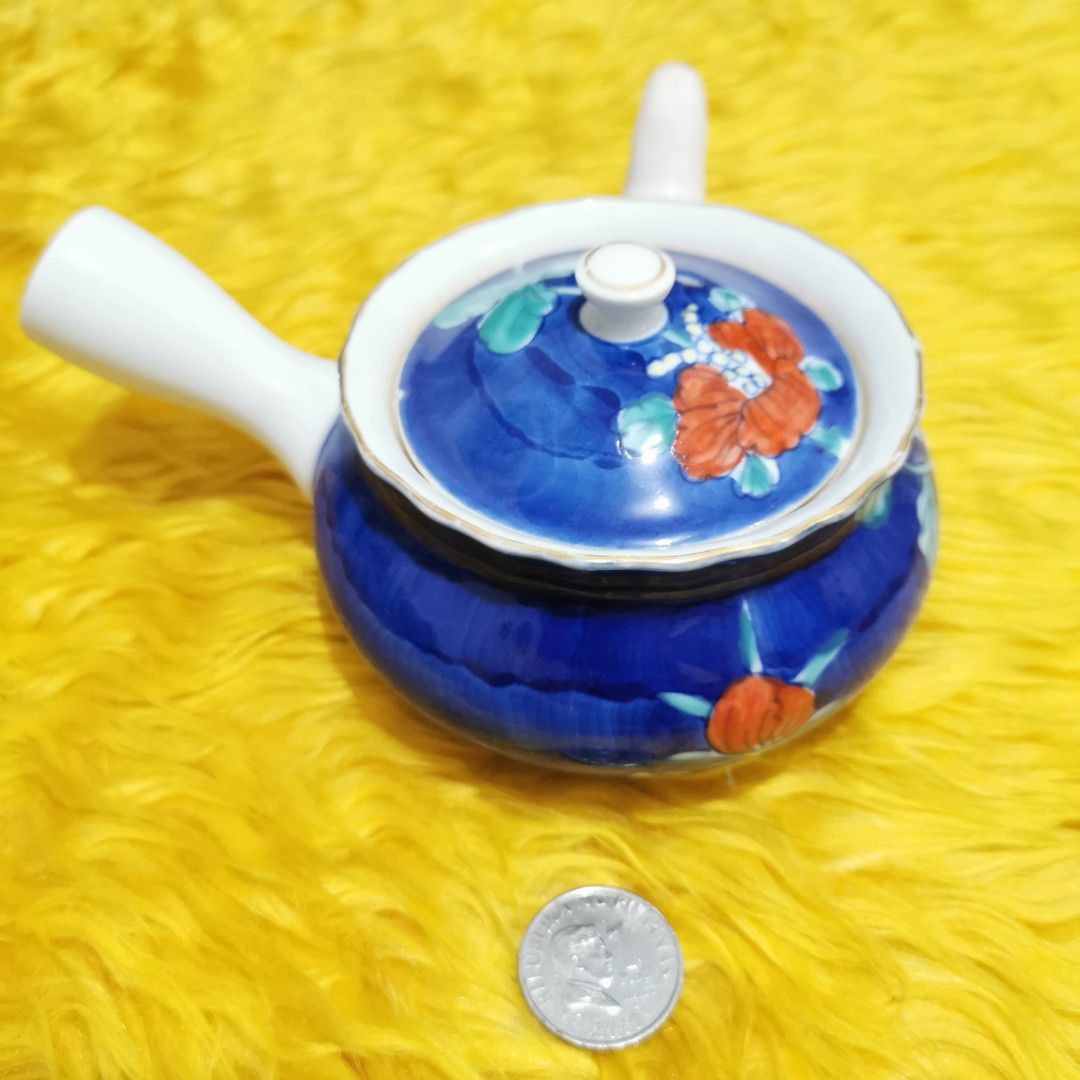 Japan teapot and wedding/couple tea cups with lid on Carousell