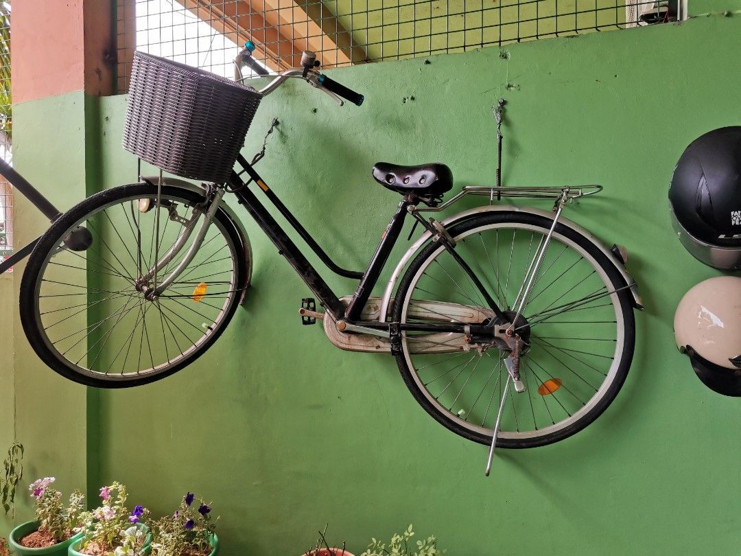 Japanese bike with basket and carrier on Carousell