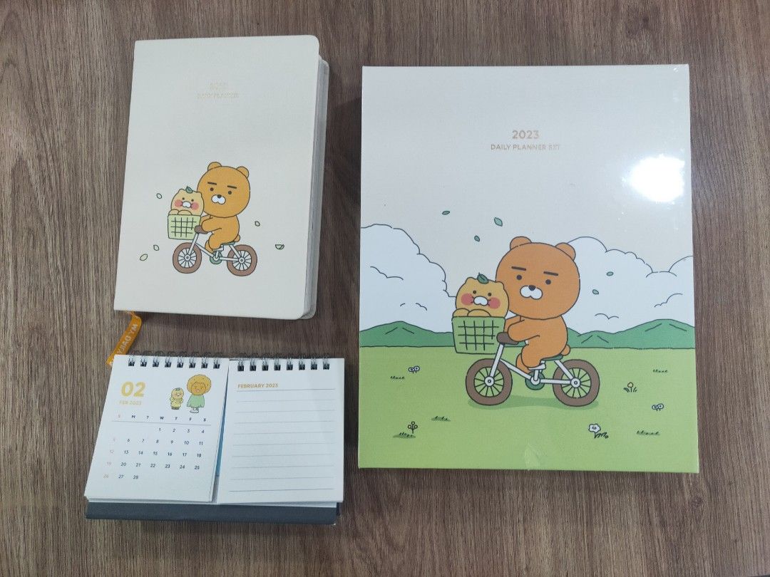 Kakao Friends 2023 Planner Set, Food & Drinks, Gift Baskets & Hampers