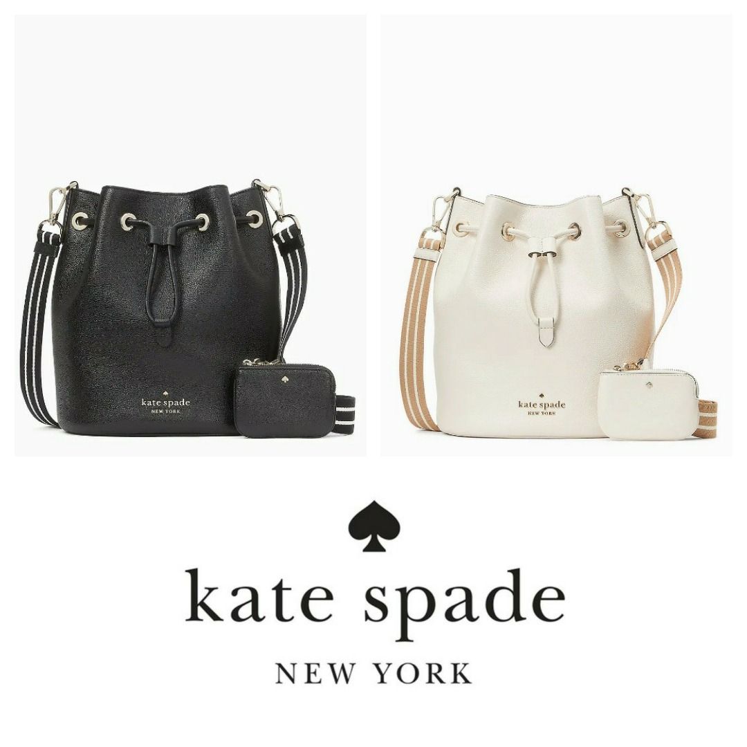 Kate Spade Sadie Leather Bucket Crossbody Drawstring Bag. New With Tag.