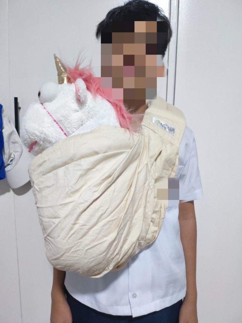 Kerata 6 Way Baby Carrier Sling for Growing Newborns Solid Pearl