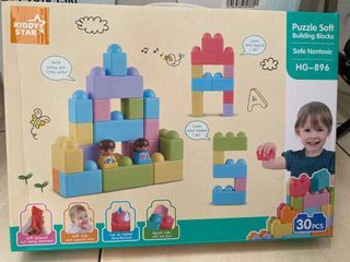 Kiddy Star Soft Blocks Original NEW