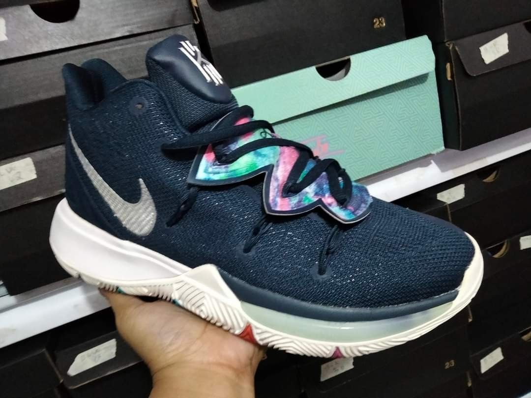 Kyrie 5 on sale galaxy on feet