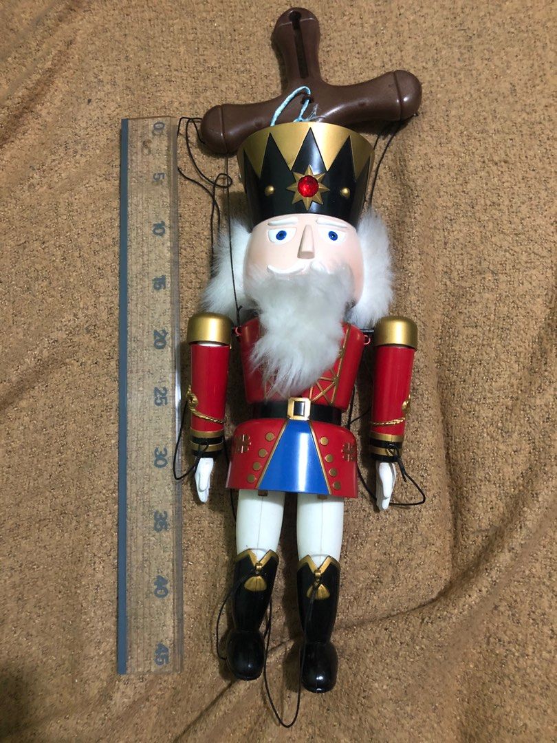 Large nutcracker sound and moving puppet toy, Hobbies & Toys, Toys & Games on Carousell