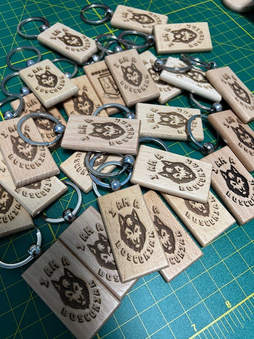 Laser Engraved Keychains on Carousell