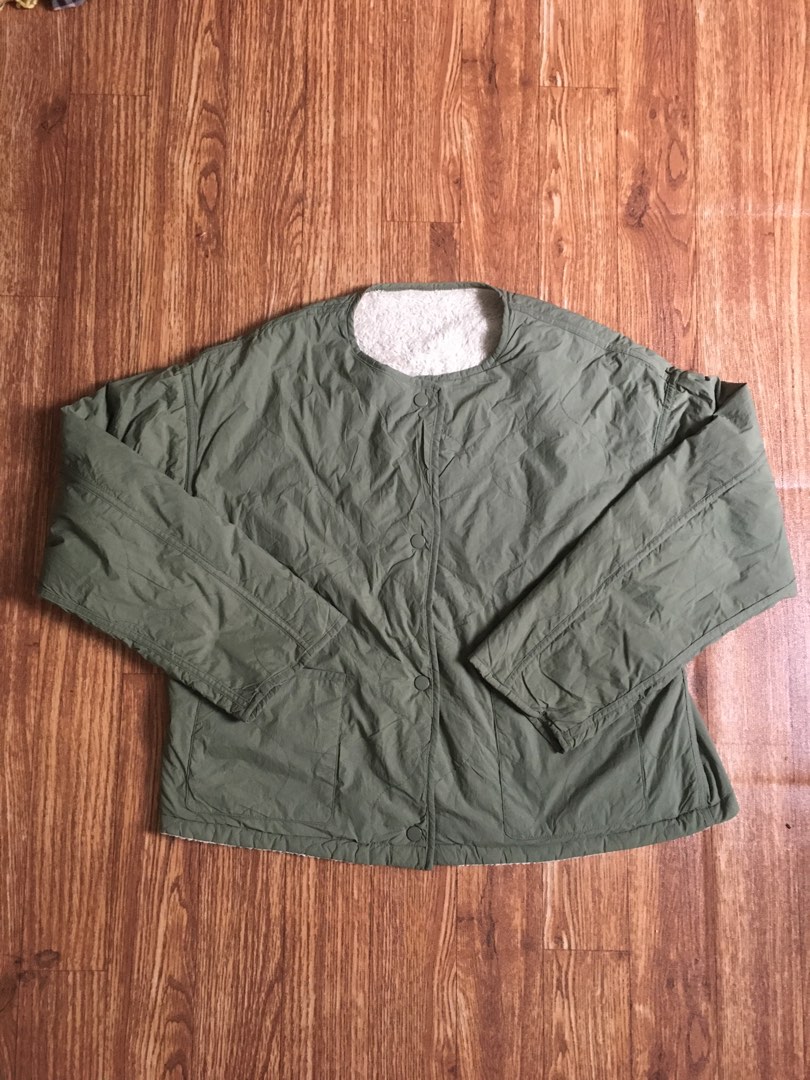 Liner jacket zara bulak balik on Carousell