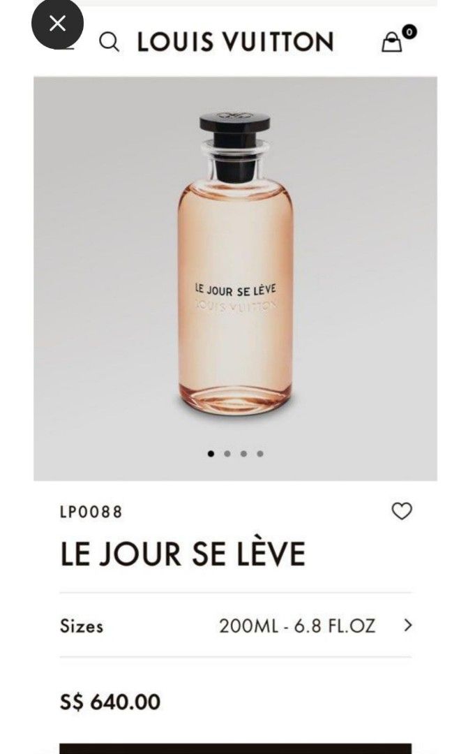 Les Fontaines Parfumées: Le Jour Se Lève joins Louis Vuitton perfumes
