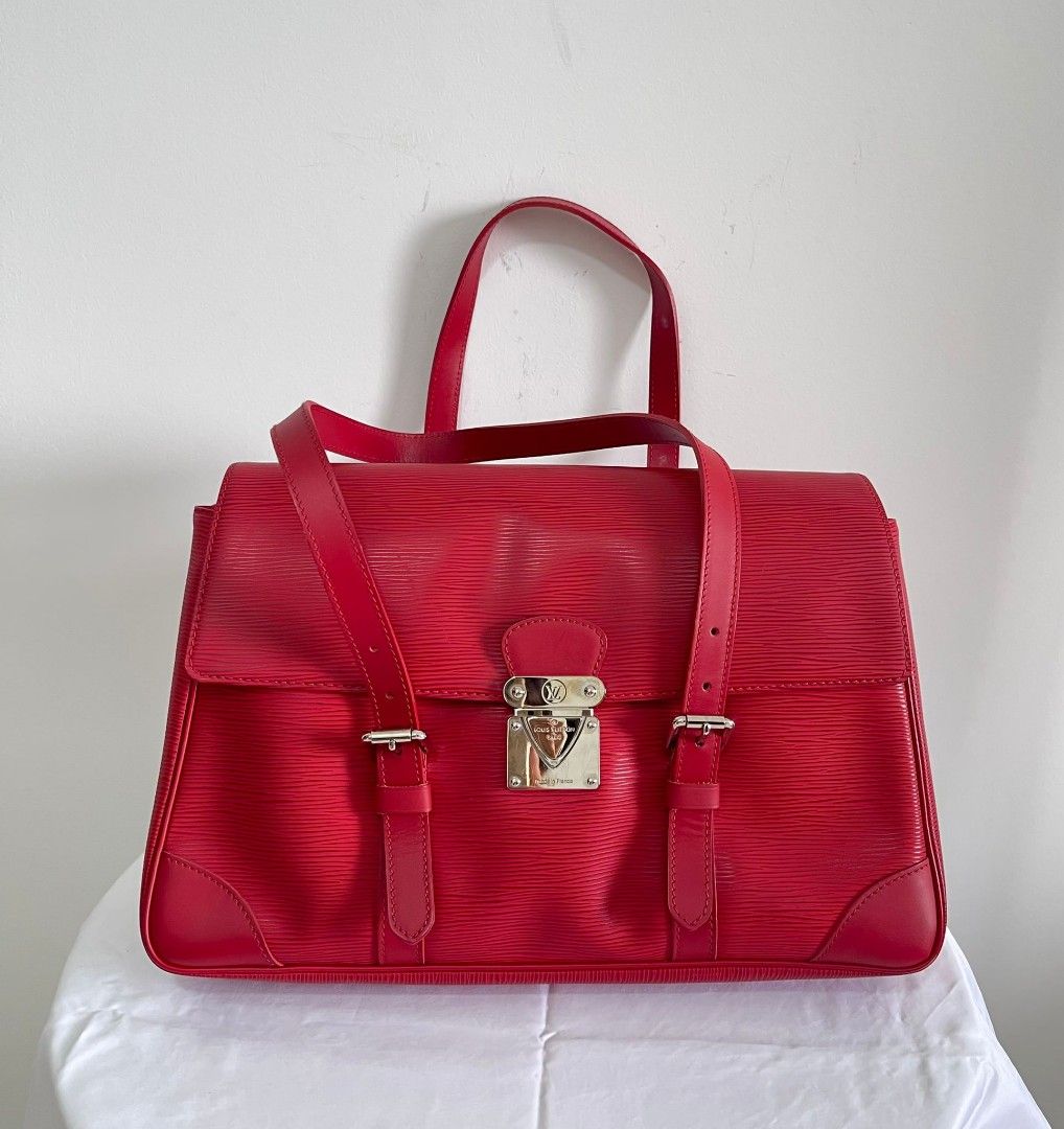 Louis Vuitton Cannes Epi Red, Luxury, Bags & Wallets on Carousell