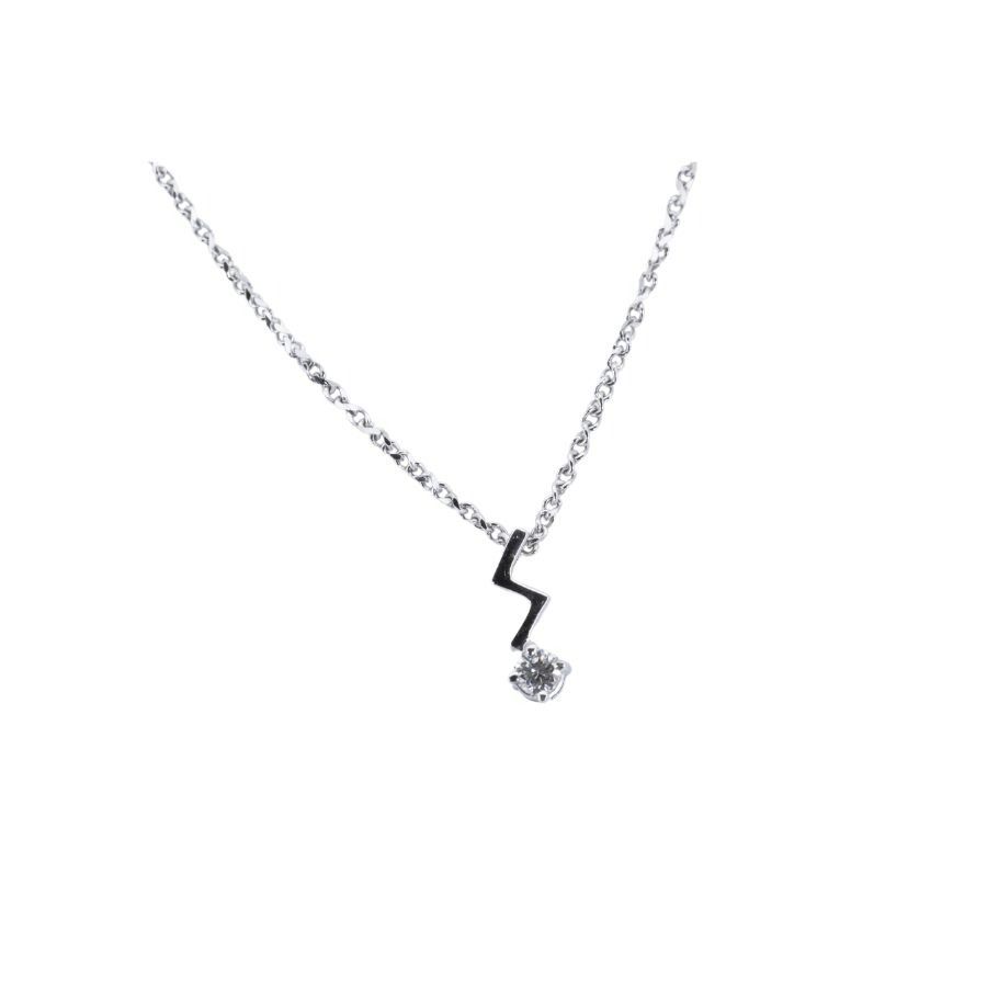 Gold solitaire outlet diamond necklace