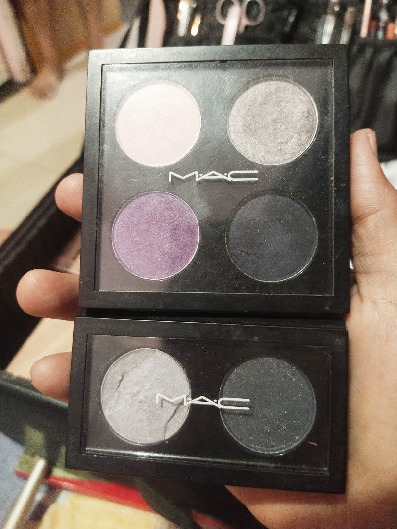 MAC EYESHADOW PALLETE (Category: Makeup) located in Caloocan City. Submitted by portiahermes (Listing ID 1215409341, Image 1). Description: Both for 300 Original mac fixed price already Sampaloc manila.