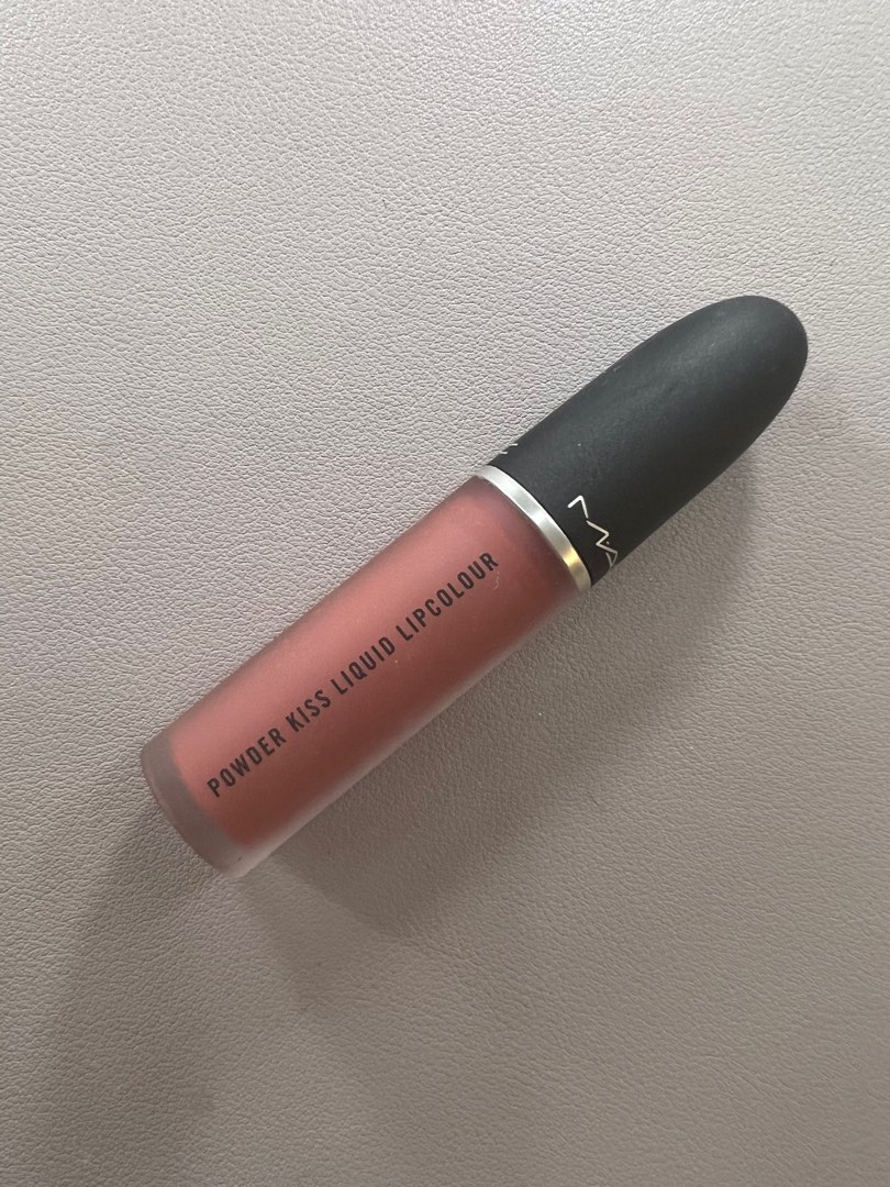 Mac Powder Kiss Liquid Lipstick in Mull It Over, Beauty & Personal Care, Face, Makeup on Carousell