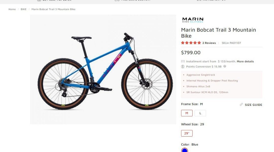 Marin Bobcat Trail 3 BN, Sports Equipment, Bicycles & Parts, Bicycles