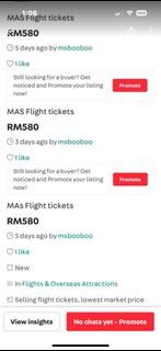 MAS FLIGHT TICKETS