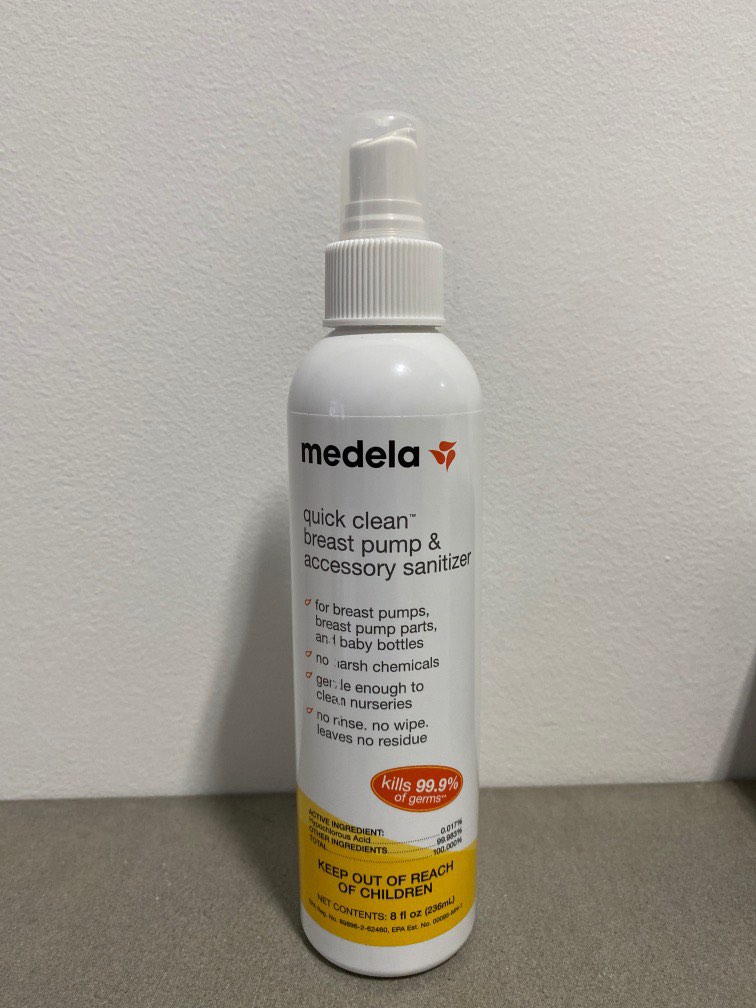 Medela Quick Clean Breast Pump & Accessory Sanitizer - 8 fl oz