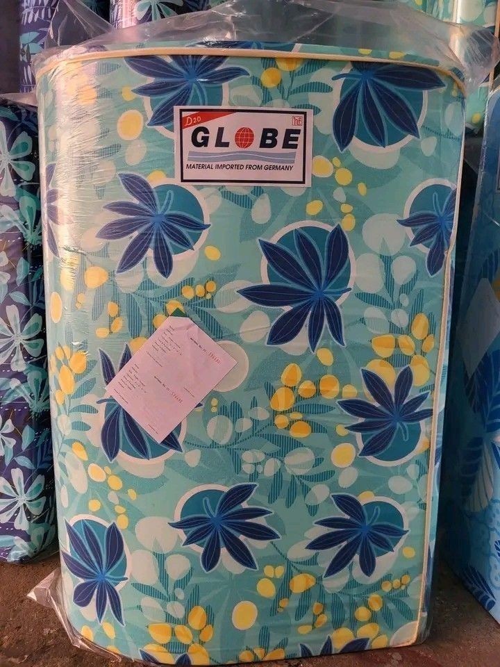 Medium hard foam mattress 4". Length 75" width 36". Made by Singapore