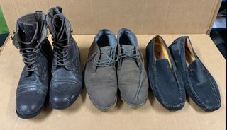 Mens Shoes, Boots, Loafers, US 10, 3 Pairs