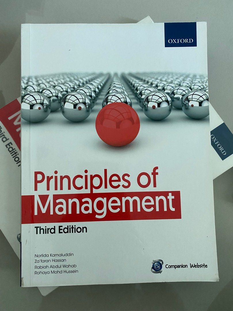 MGT162 Principles of Management, Hobbies & Toys, Books & Magazines ...