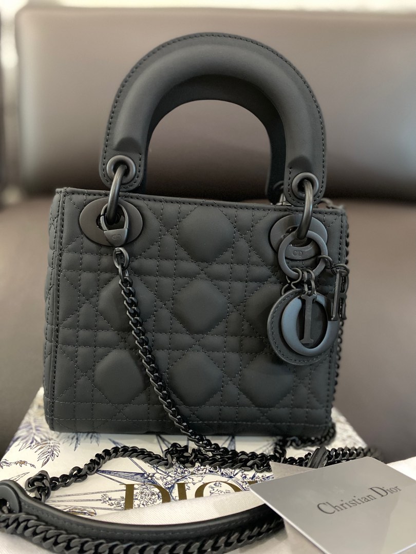 Mua Túi Xách Dior Small Matte Lady Chain Bag Cannage Quilt Calfskin Màu Đen   Dior  Mua tại Vua Hàng Hiệu h042074