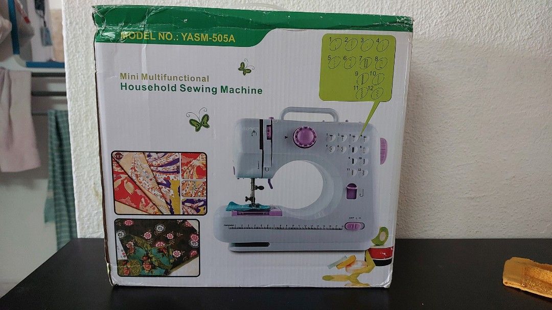 MINI SEWING MACHINE YASM505A, Furniture & Home Living, Home