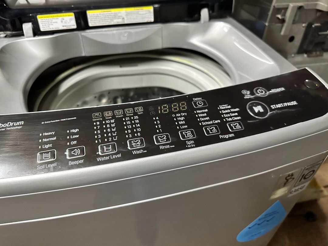 MUST BUY! LG 9KG TopLoader Washing Machine (93050), TV & Home