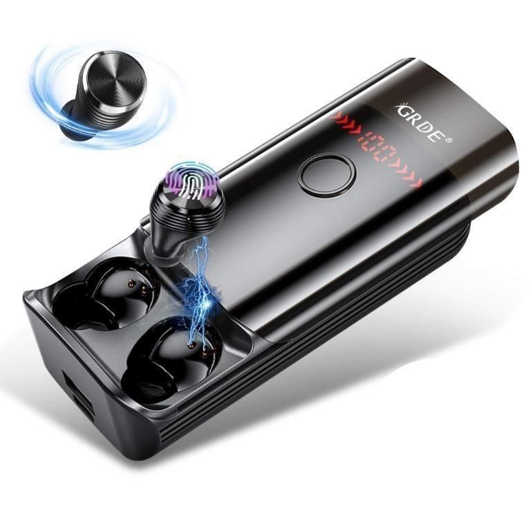 New Arrival Wireless Earbuds Headphones Bluetooth5.0 Earphones with Dual Mic 6000mAh in ear Wireless Headphones HiFi Stereo CVC8.0 Noise Canceling