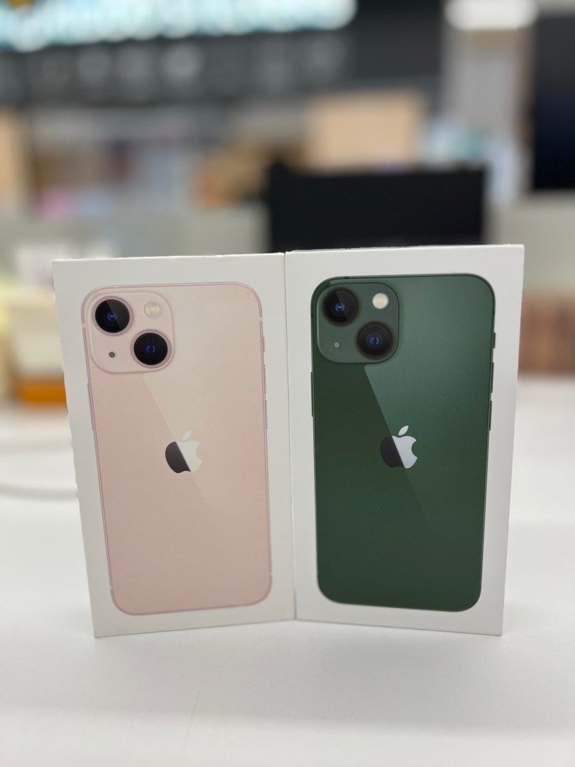 NEW] IPHONE 13 MINI PINK/GREEN 128GB/512GB (ONE YEAR WARRANTY