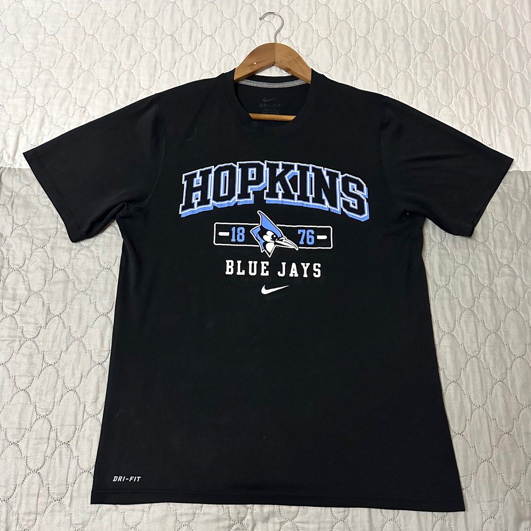 Johns Hopkins Blue Jays Nike Men's Dri-FIT Cotton Short Sleeve T-Shirt