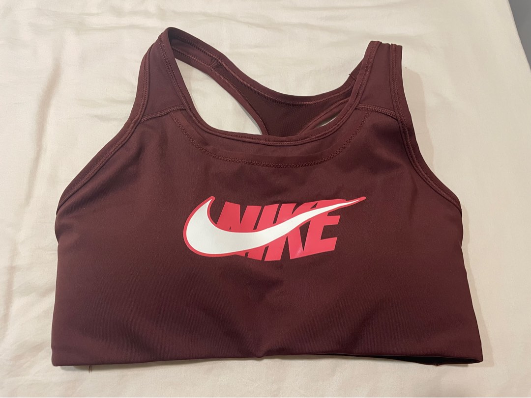 Maroon nike hotsell sports bra