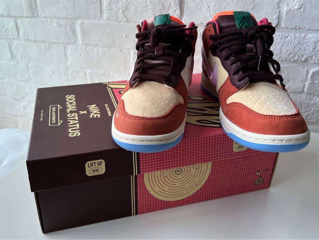 Nike x Social Status Dunk Mid, Men's Fashion, Footwear, Sneakers on
