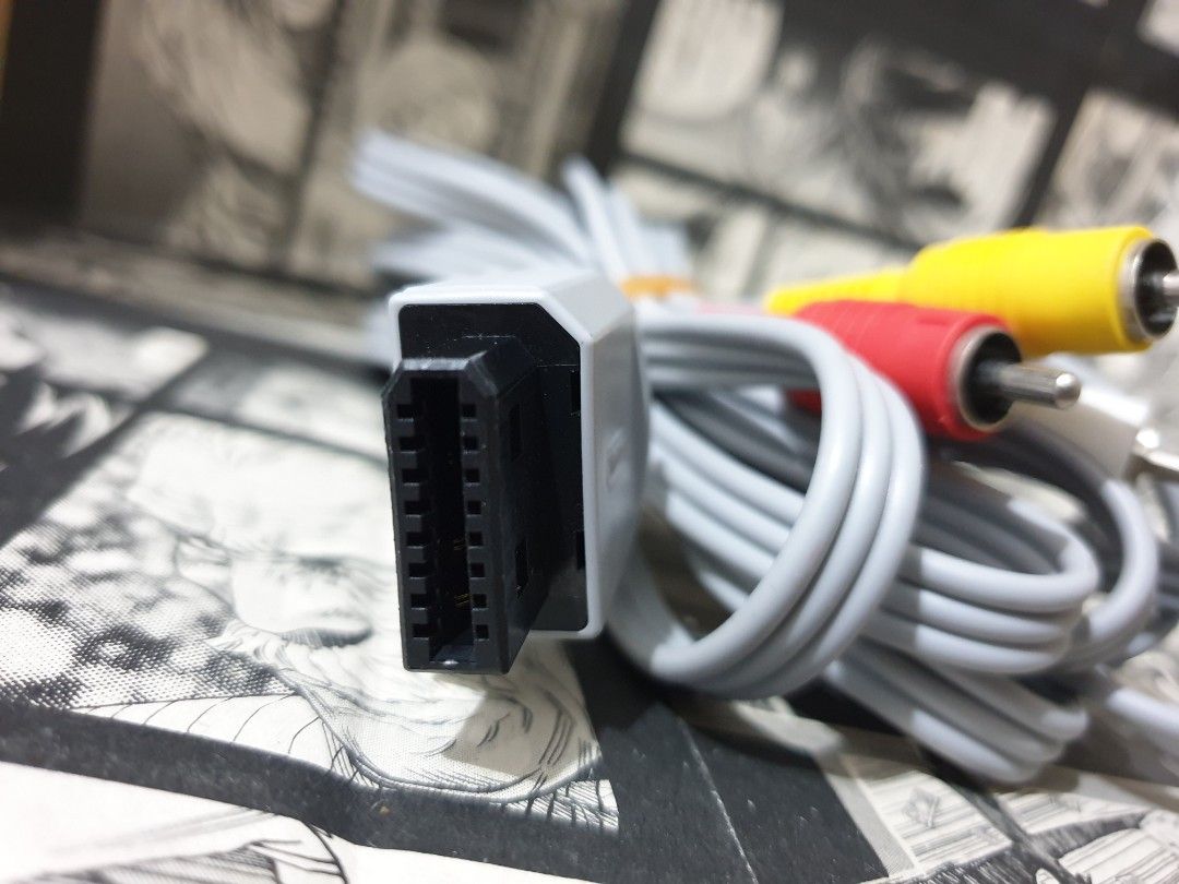 Nintendo Wii AV Cable Original Japan, Video Gaming, Gaming Accessories