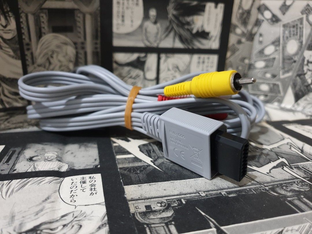 Nintendo Wii AV Cable Original Japan, Video Gaming, Gaming Accessories