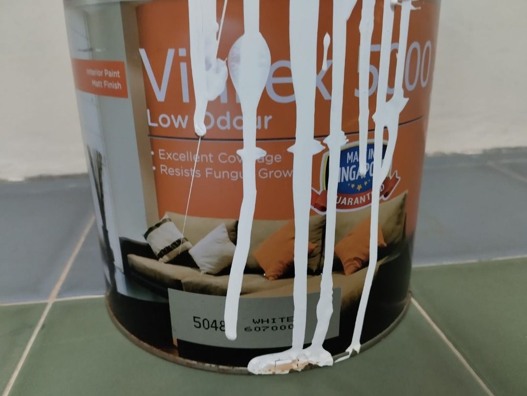 Nippon Paint Vinilex 5000 White (5048), Furniture & Home Living, Home