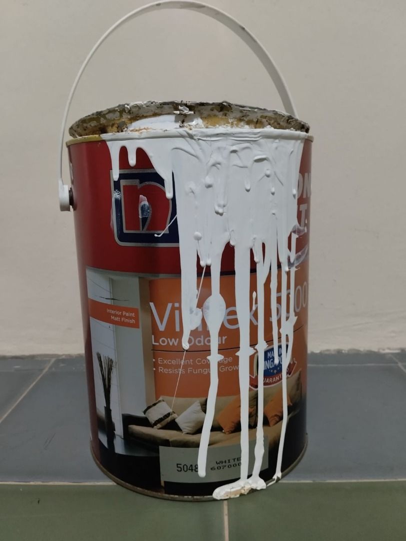 Nippon Paint Vinilex 5000 White (5048), Furniture & Home Living, Home