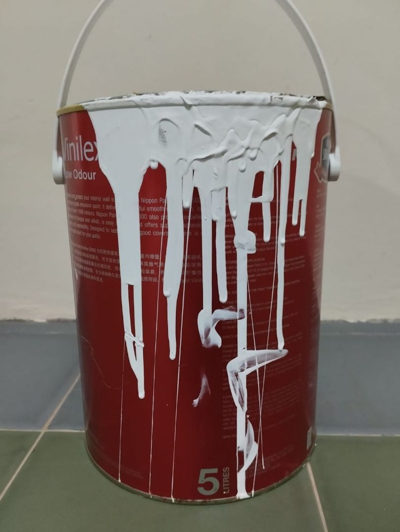 Nippon Paint Vinilex 5000 White (5048), Furniture & Home Living, Home