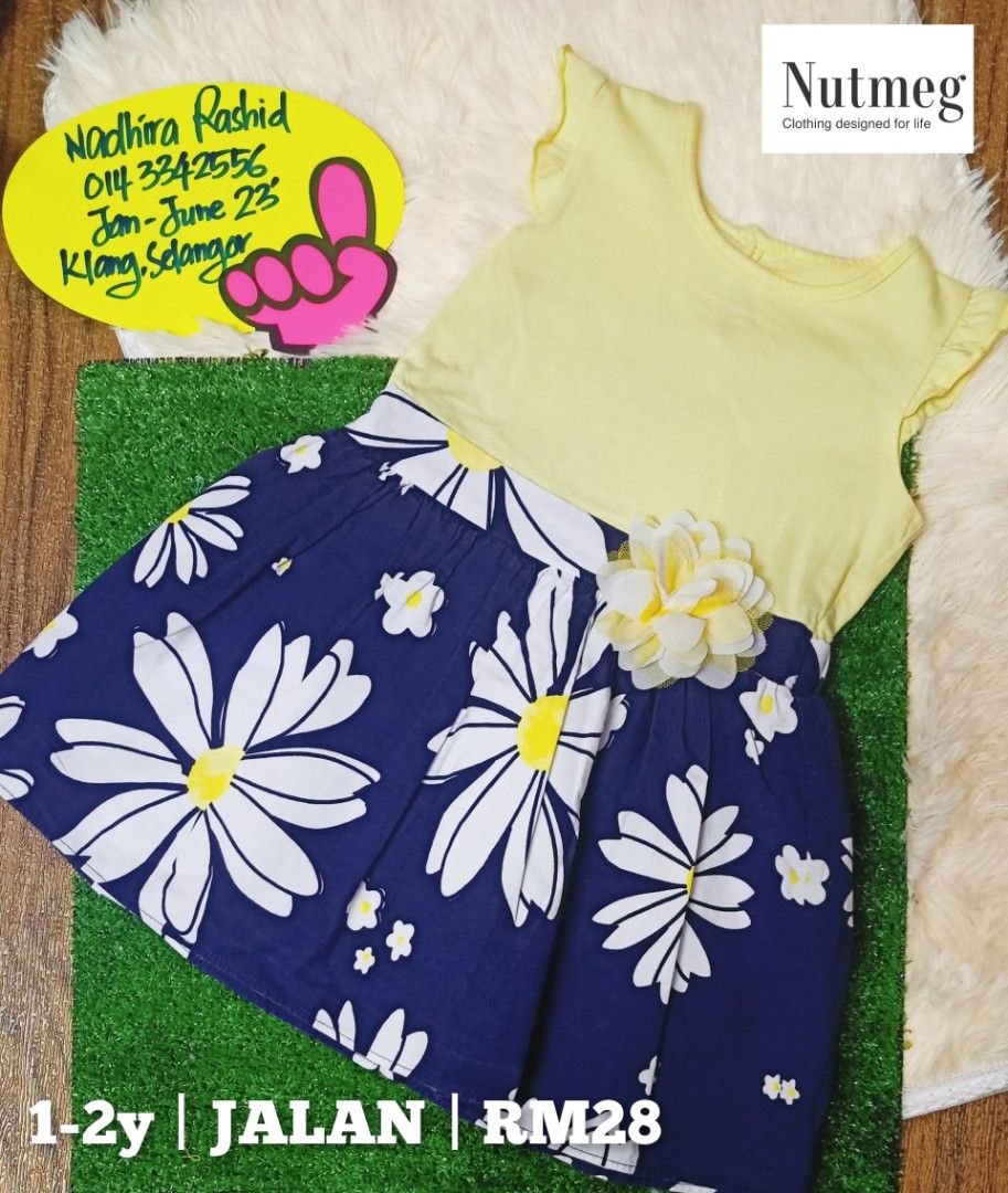 Nutmeg dress 12y, Babies & Kids, Babies & Kids Fashion on Carousell