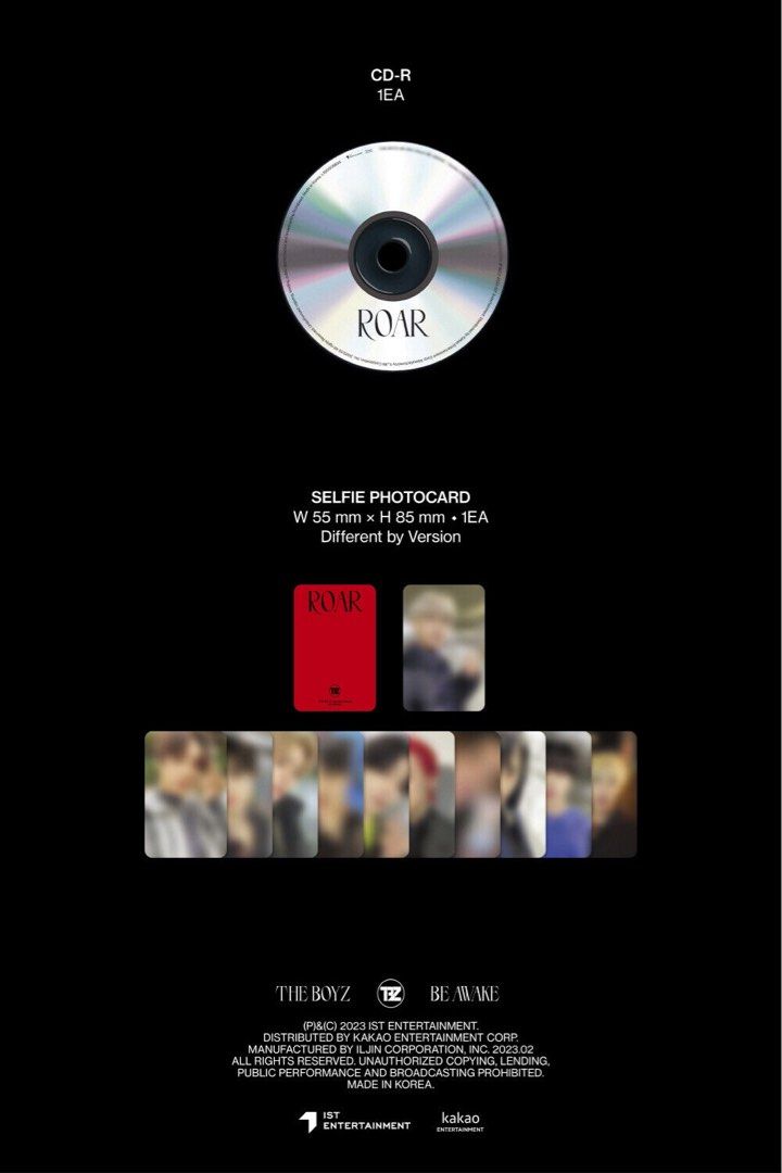 The Boyz 8th Mini Album 8 Be Awake Jewel Case Version 韓國版CD 一